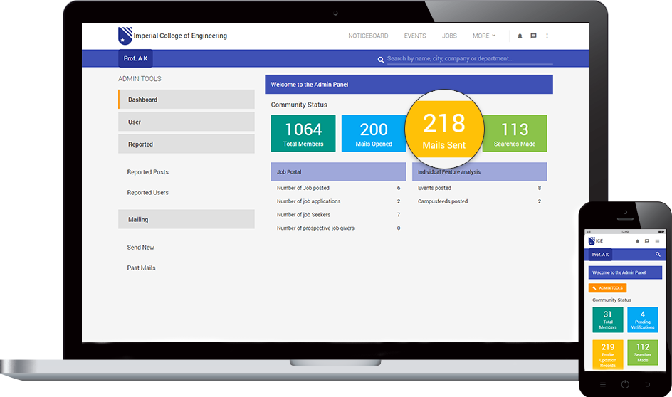 almashines alumni website online alumni management system